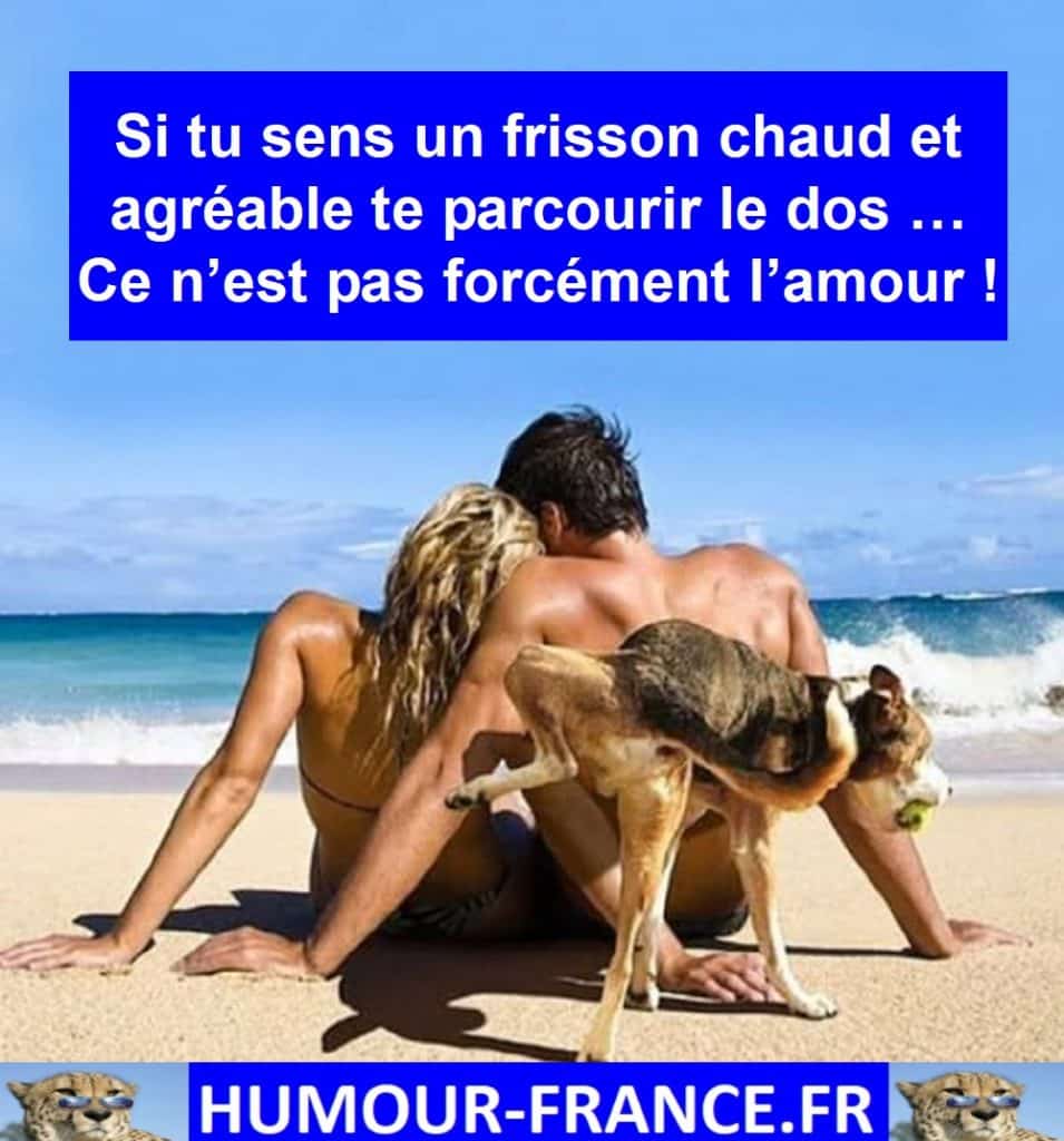 Si tu sens un frisson chaud et agréable te parcourir le dos … Ce n’est pas forcément l’amour !
