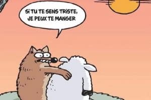 Si tu te sens triste, je peux te manger.