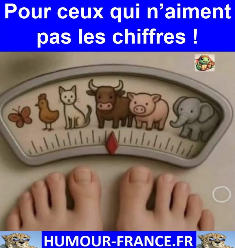 Pour ceux qui n’aiment pas les chiffres !