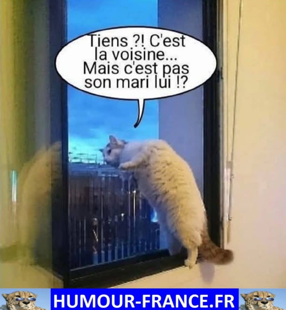 Tiens ?! C’est la voisine … Mais c’est pas son mari lui !?
