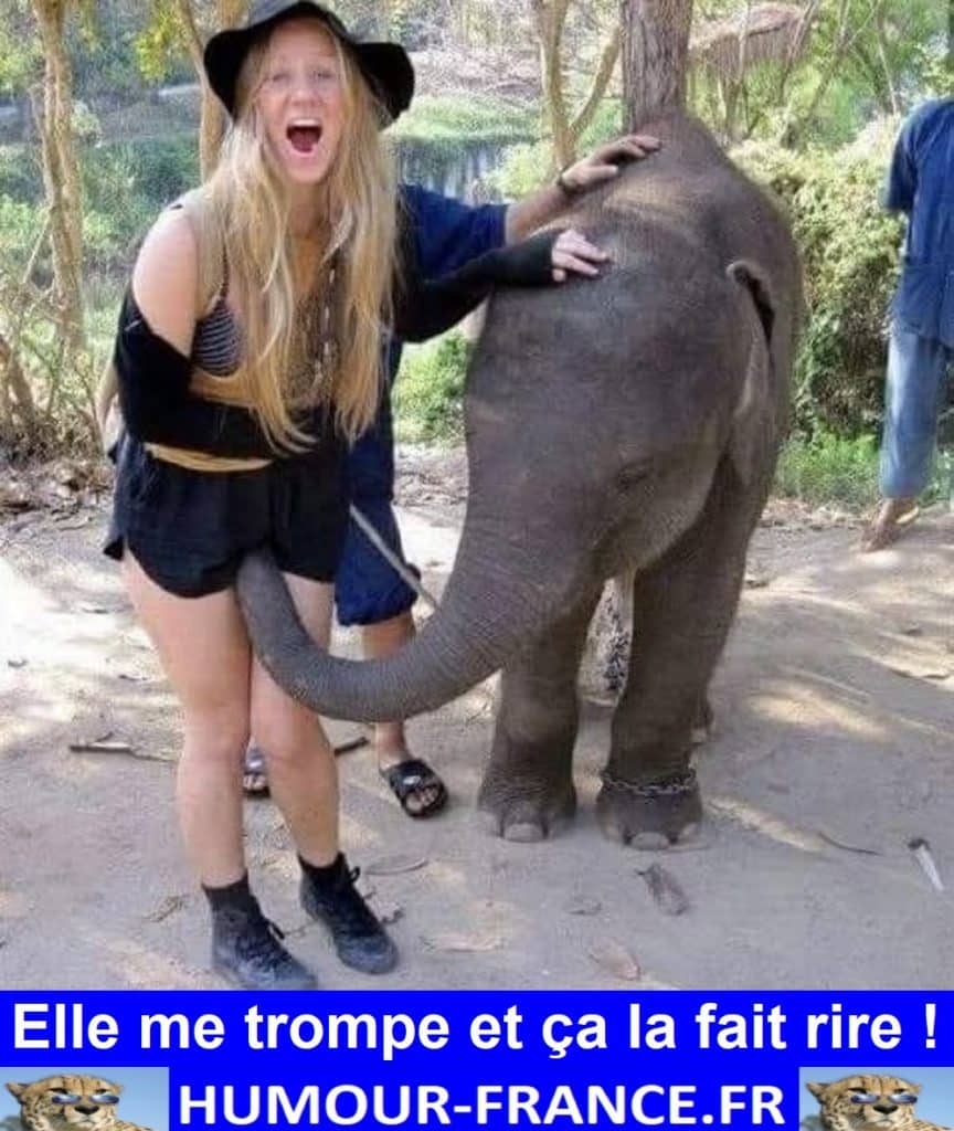 Elle me trompe et ça la fait rire !