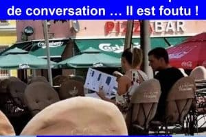 Elle set venue avec une capture de conversation … Il est foutu !