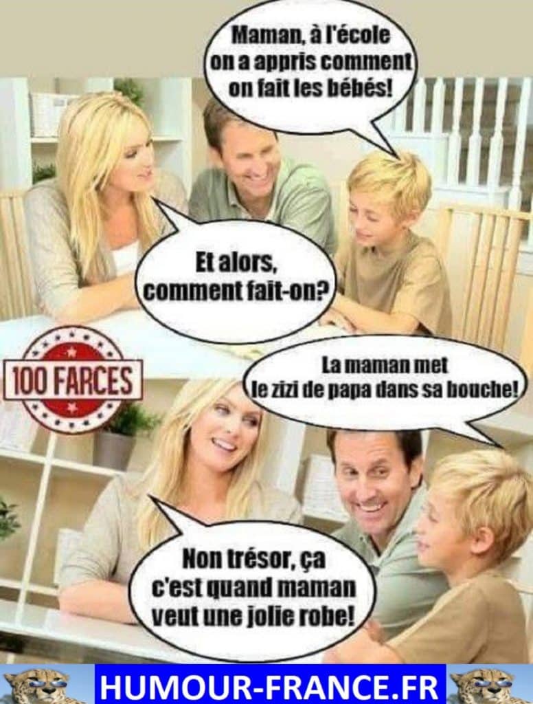 Maman, à l’école on a appris comment on fait les bébés !