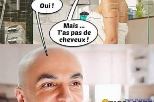 Chéri, … c’est toi qui a utilisé mon shampoing aux œufs, beurre de karité et miel.