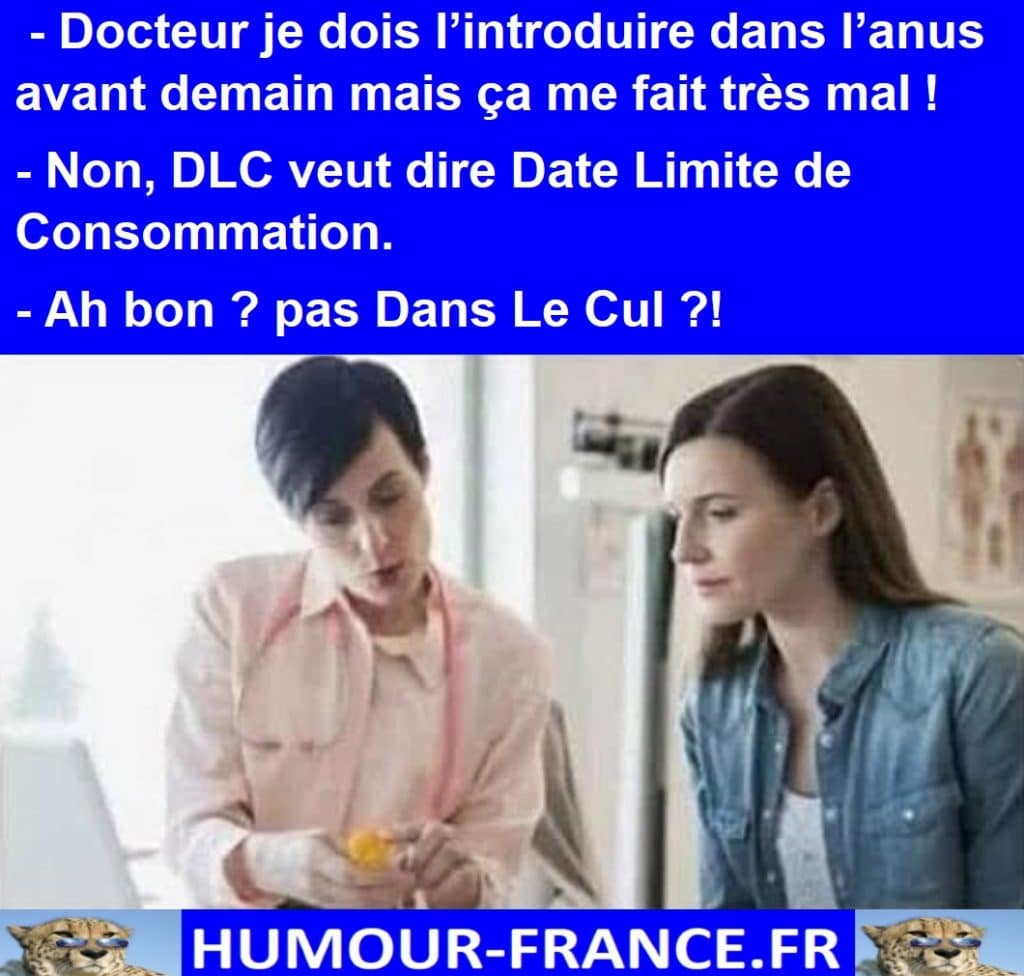 Docteur je dois l’introduire dans l’anus avant demain mais ça me fait très mal !