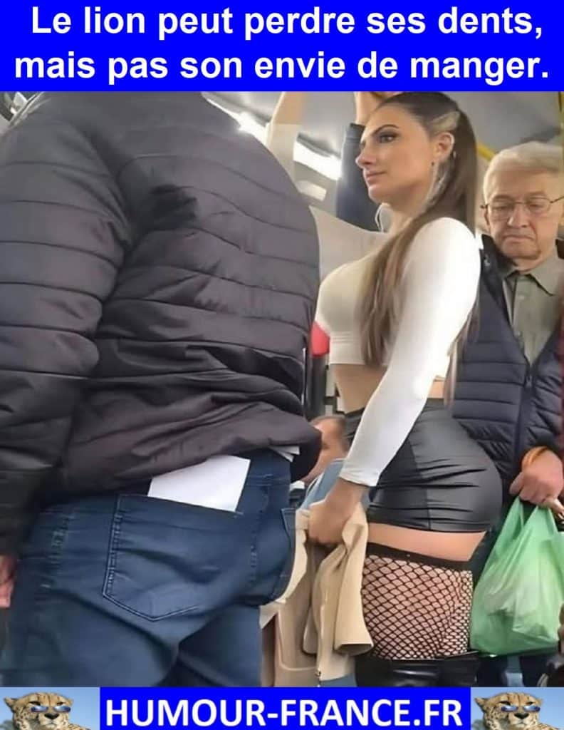 Le lion peut perdre ses dents, mais pas son envie de manger.