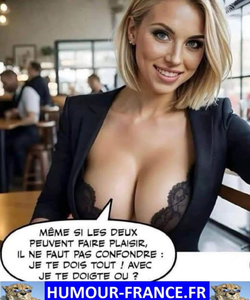 Même si les deux peuvent faire plaisir, il ne faut pas confondre : Je te dois tout ! Avec Je te doigte où ?