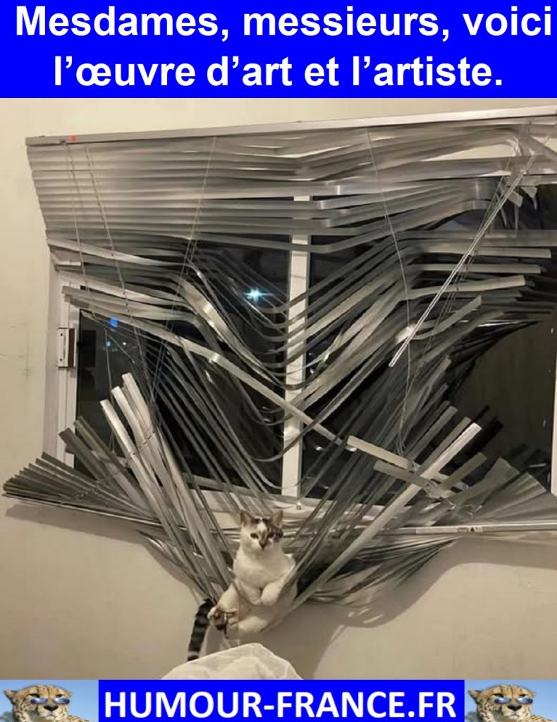 Mesdames, messieurs, voici l’œuvre d’art et l’artiste.