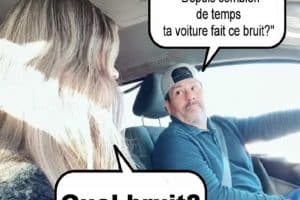 Chaque fois que je conduis l’auto de ma femme :