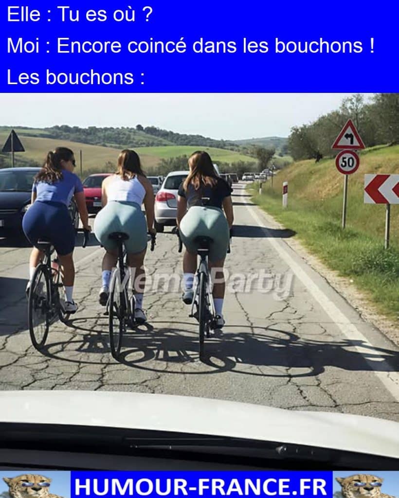 Encore coinc&eacute; dans les bouchons !