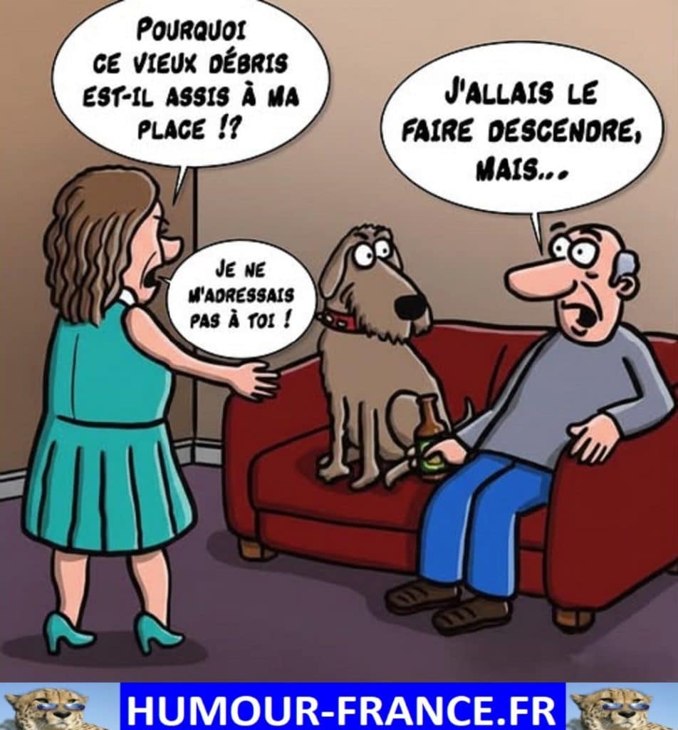 Pourquoi ce vieux débris est-il assis à ma place !