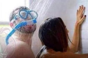 Quand elle veut le faire sous la douche car c’est romantique …