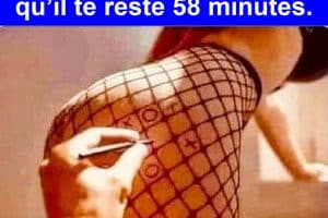 Quand t’as payé pour 1h et qu’il te reste 58 minutes.