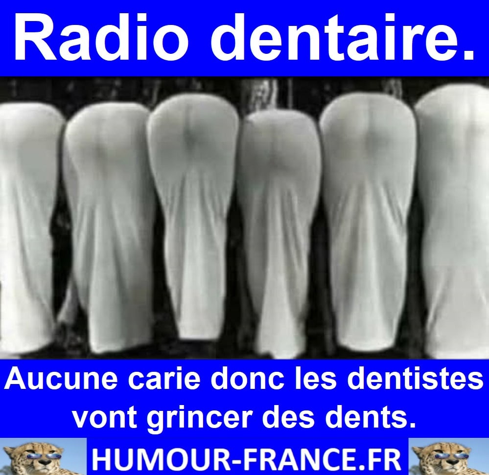 Radio dentaire.