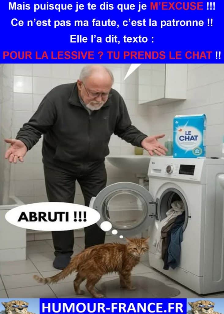 Mais puisque je te dis que je M’EXCUSE !!! Ce n’est pas ma faute, c’est la patronne !!