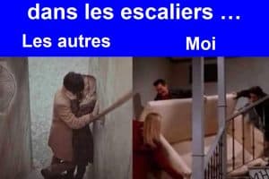On a tous des souvenirs dans les escaliers …