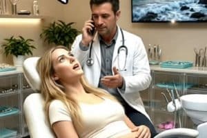 Excuser-moi mais, votre épouse a la bouche occupée, dès que je termine elle va cracher et vous rappeler …