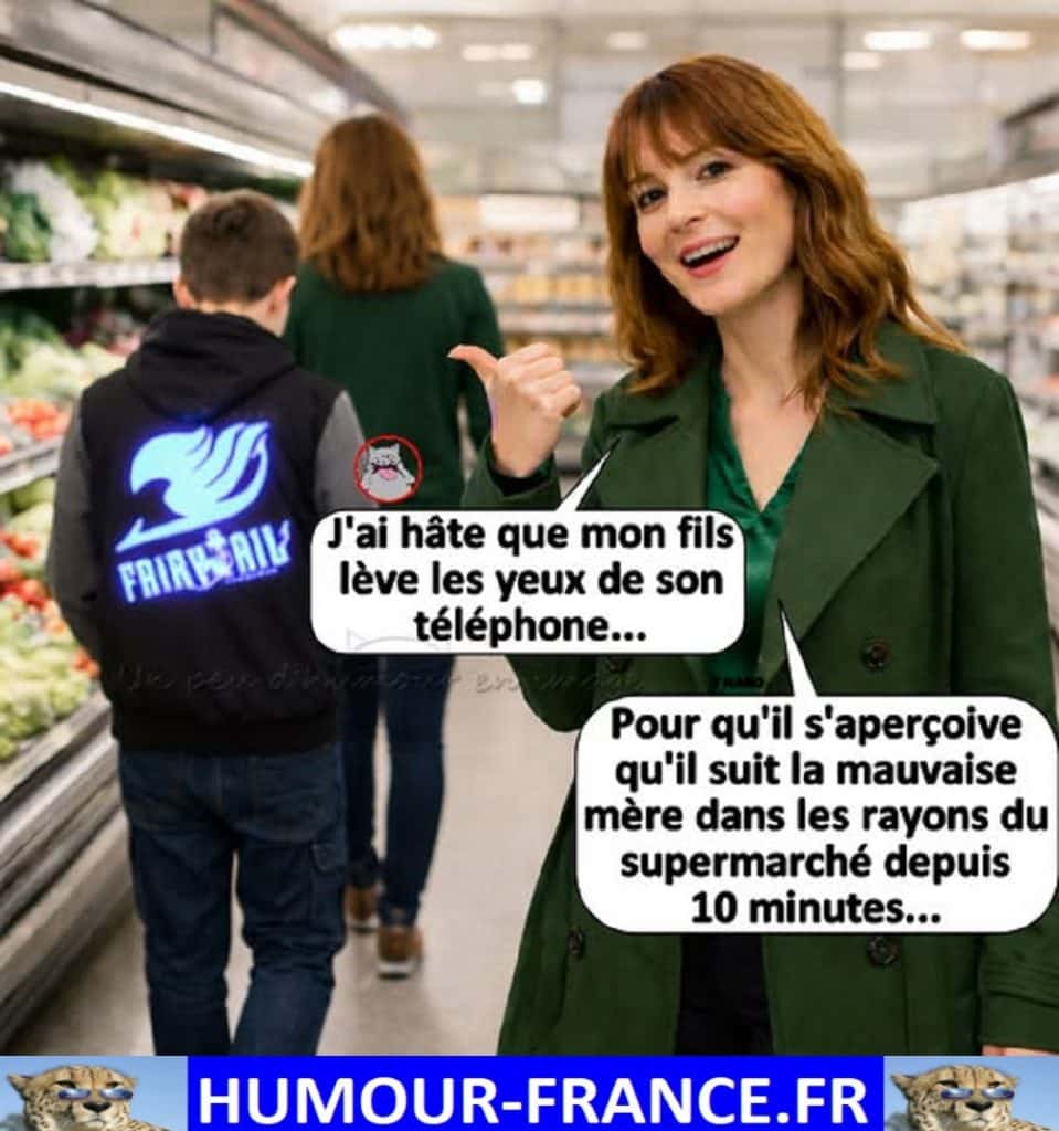 J’ai hâte que mon fils lève les yeux de son téléphone …