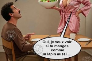 Tu fais de la salade au petit dèj toi maintenant …