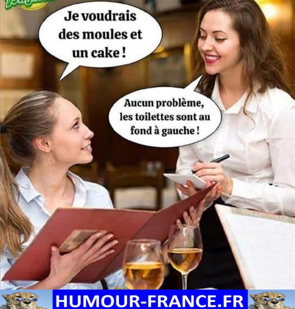 Je voudrais des moules et un cake !