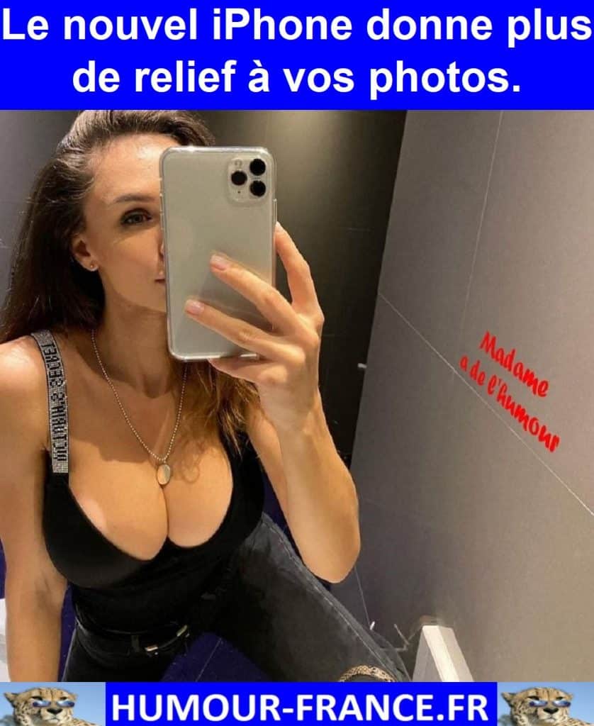 Le nouvel iPhone donne plus de relief à vos photos.