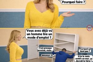Les hommes disent que les femmes devraient naître avec un mode d’emploi …