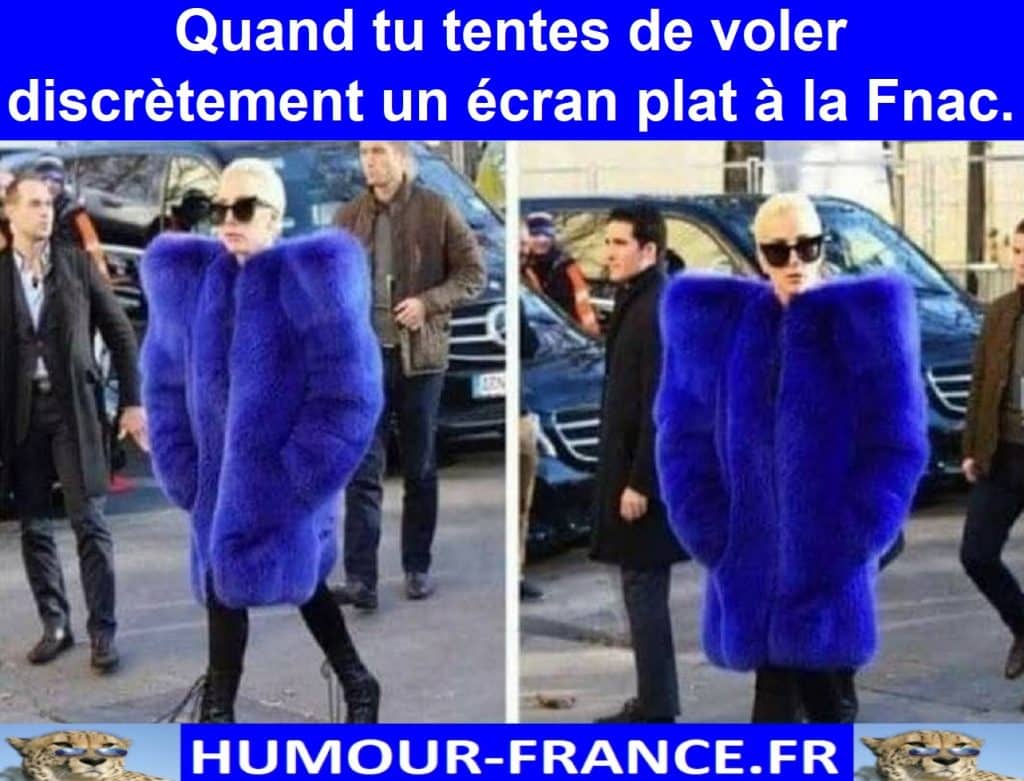 Quand tu tentes de voler discrètement un écran plat à la Fnac.
