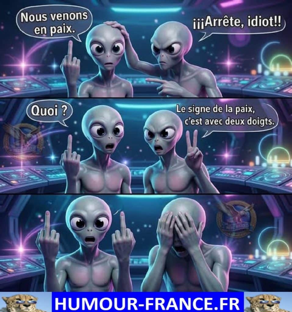 Nous venons en paix.