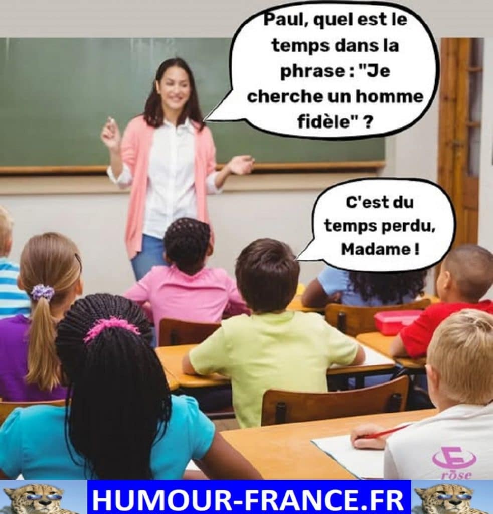 Paul, quel est le temps dans la phrase : Je cherche un homme fidèle ?