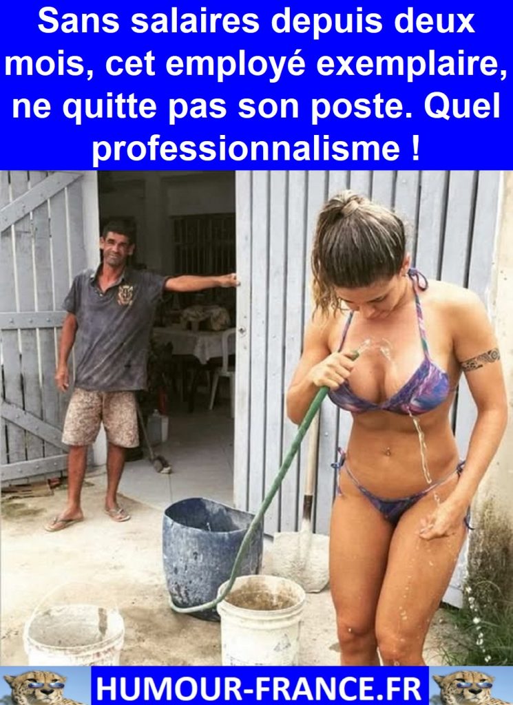 Sans salaires depuis deux mois, cet employé exemplaire, ne quitte pas son poste. Quel professionnalisme !