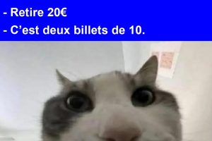 Va au distributeur pour retirer 10€.