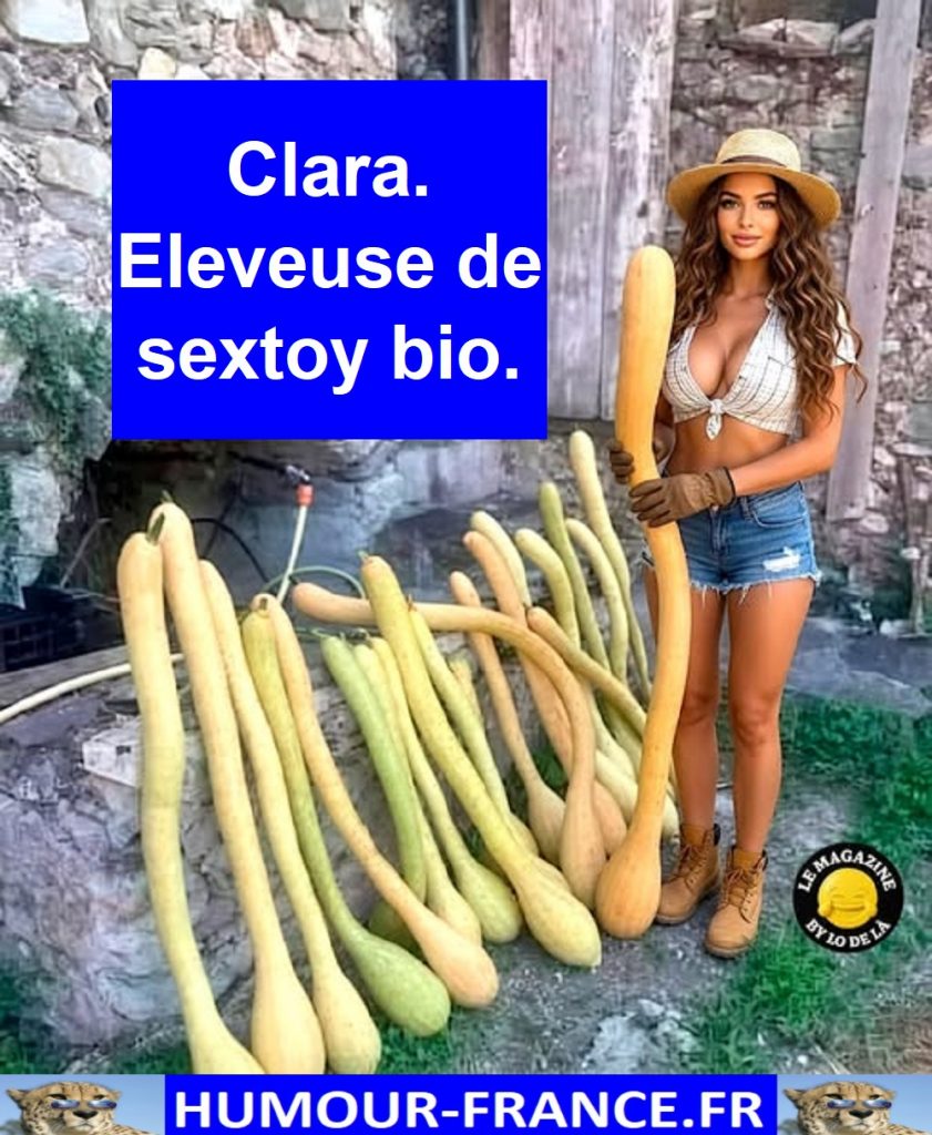 Clara. Eleveuse de sextoy bio.