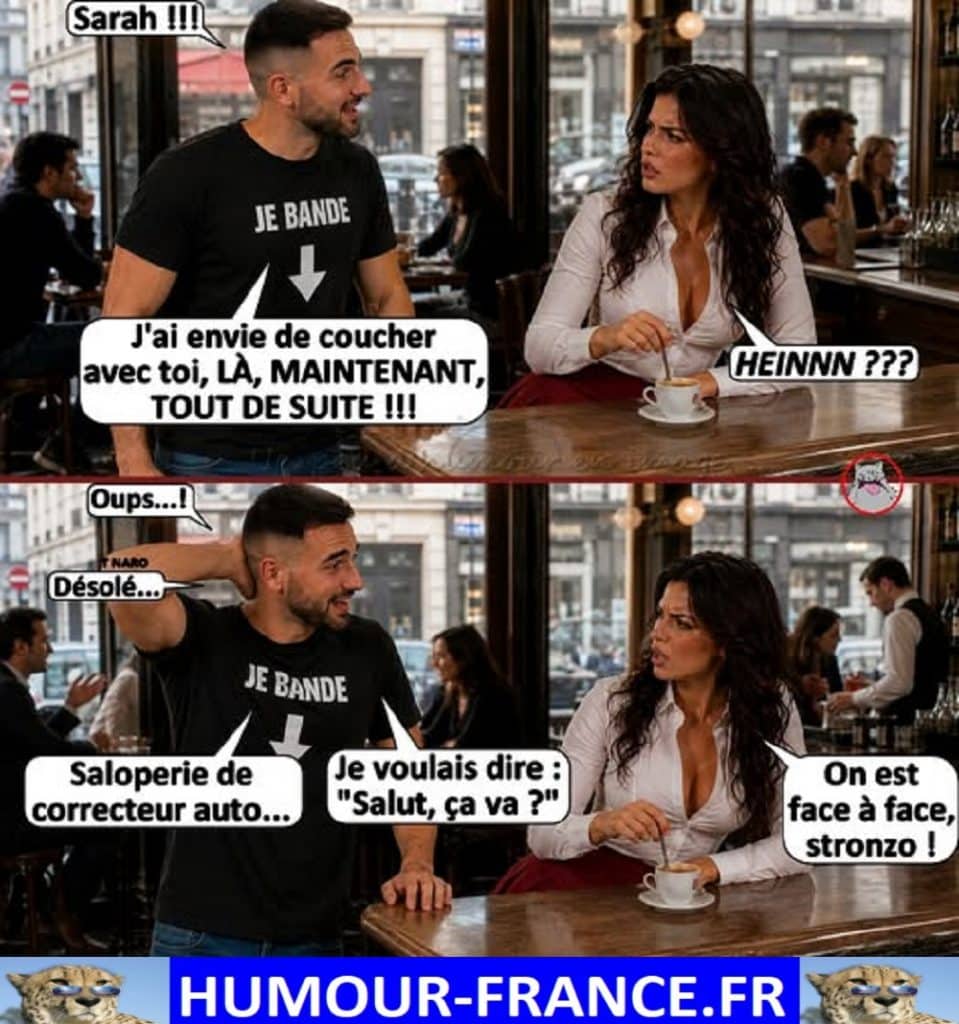 J’ai envie de coucher avec toi, là, maintenant, tout de suite !!!