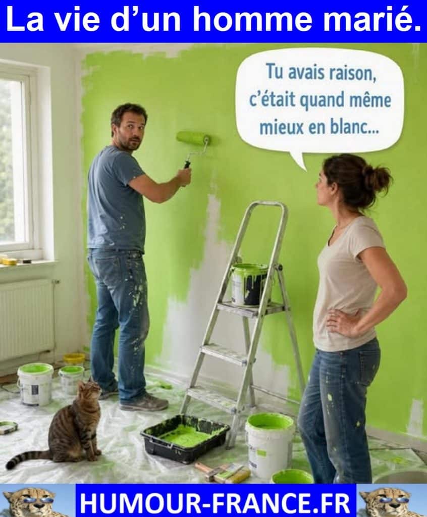 La vie d’un homme marié.