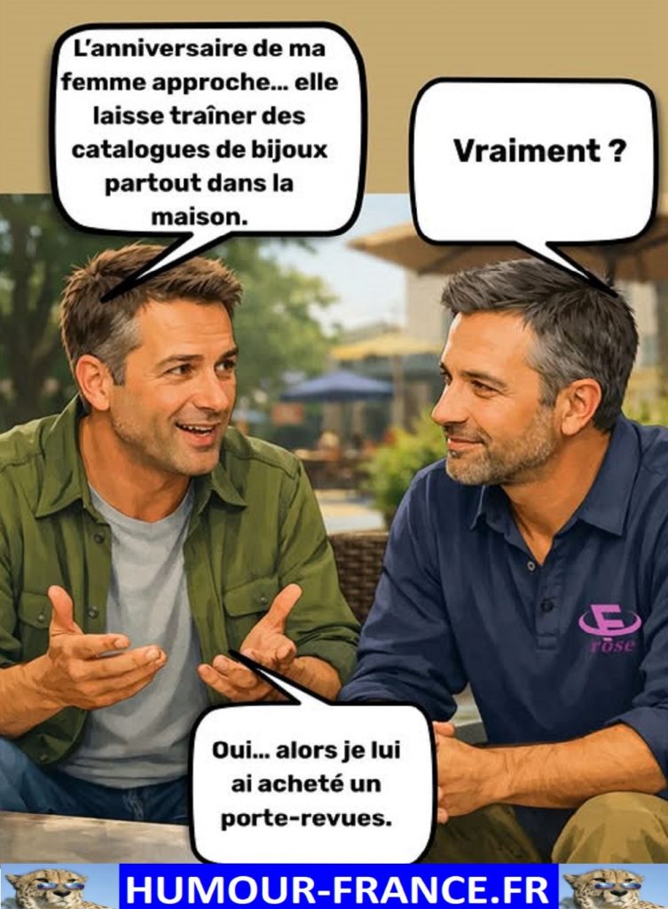 L’anniversaire de ma femme approche …