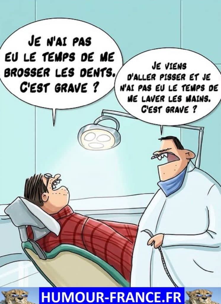 Je n’ai pas eu le temps de me brosser les dents.