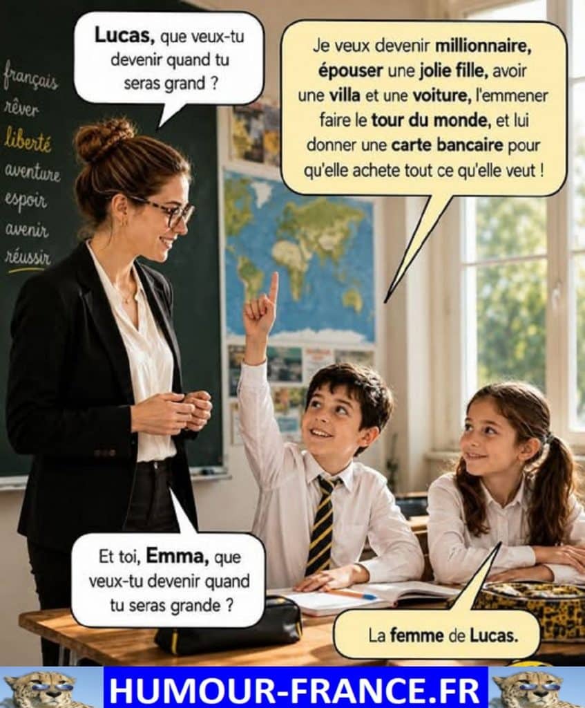 Lucas, que veux-tu devenir quand tu seras grand ?