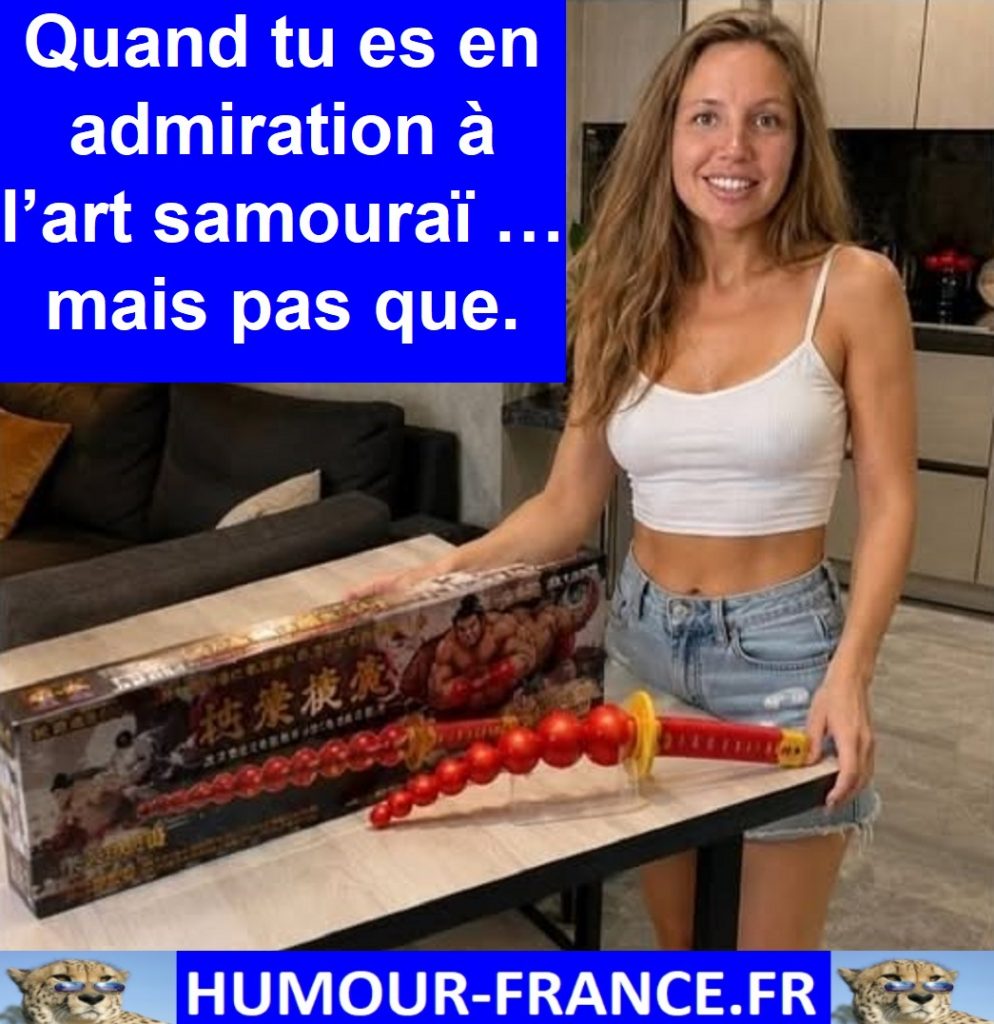 Quand tu es en admiration à l’art samouraï … mais pas que.