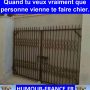 Quand tu veux vraiment que personne vienne te faire chier.