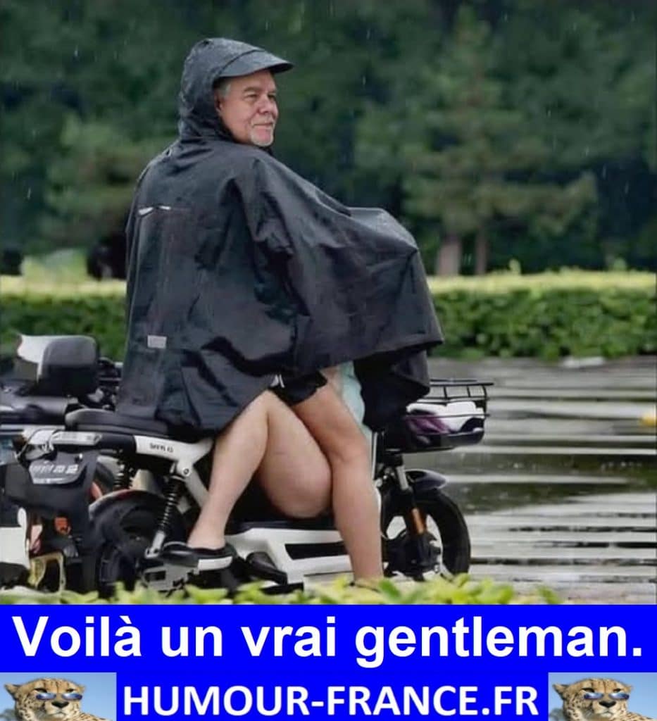 Voilà un vrai gentleman.