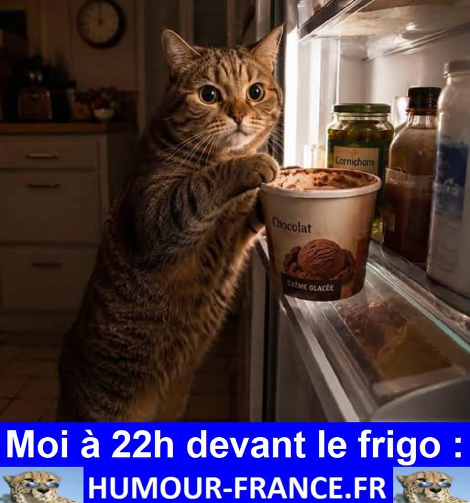 Moi à 22h devant le frigo :