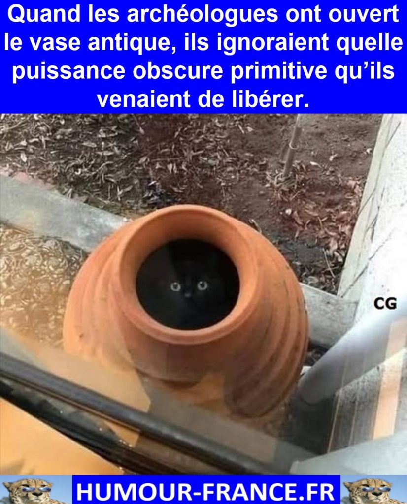 Quand les archéologues ont ouvert le vase antique, ils ignoraient quelle puissance obscure primitive qu’ils venaient de libérer.
