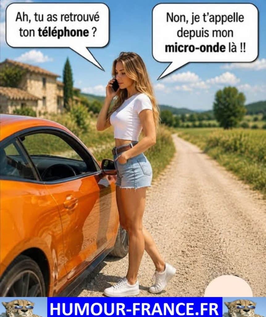 Ah, tu as retrouvé ton téléphone ?