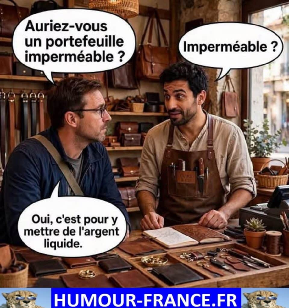 Auriez-vous un portefeuille imperméable ?
