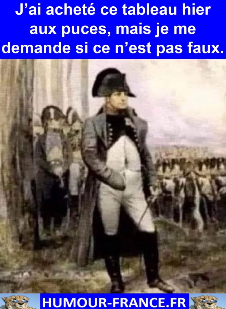 J’ai acheté ce tableau hier aux puces, mais je me demande si ce n’est pas faux.