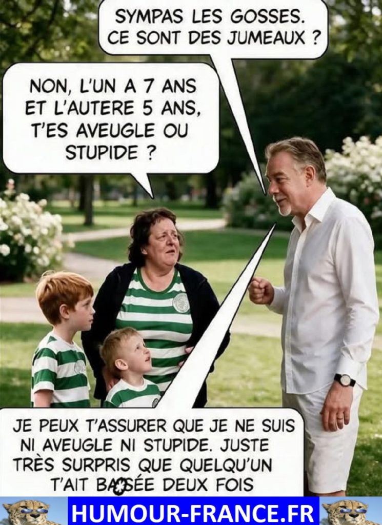 Sympas les gosses. Ce sont des jumeaux ?