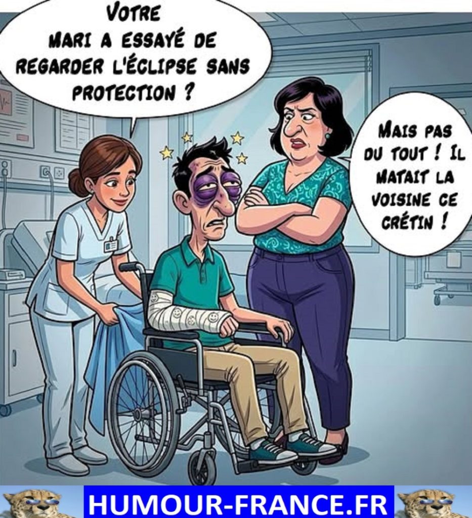Votre mari a essayé de regarder l’éclipse sans protection ?