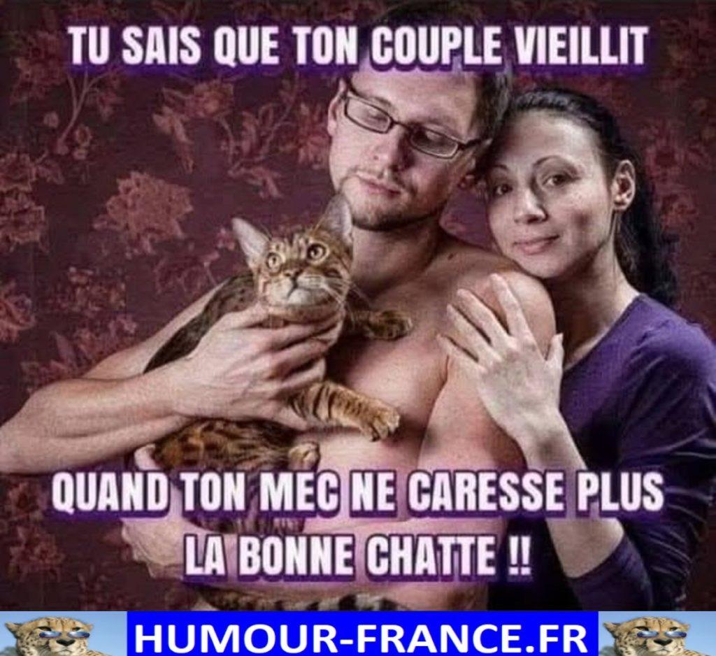 Tu sais que ton couple vieillit quand ton mec ne caresse plus la bonne chatte !!