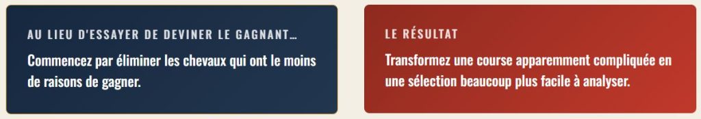 Au lieu d'essayer de deviner le gagnant…