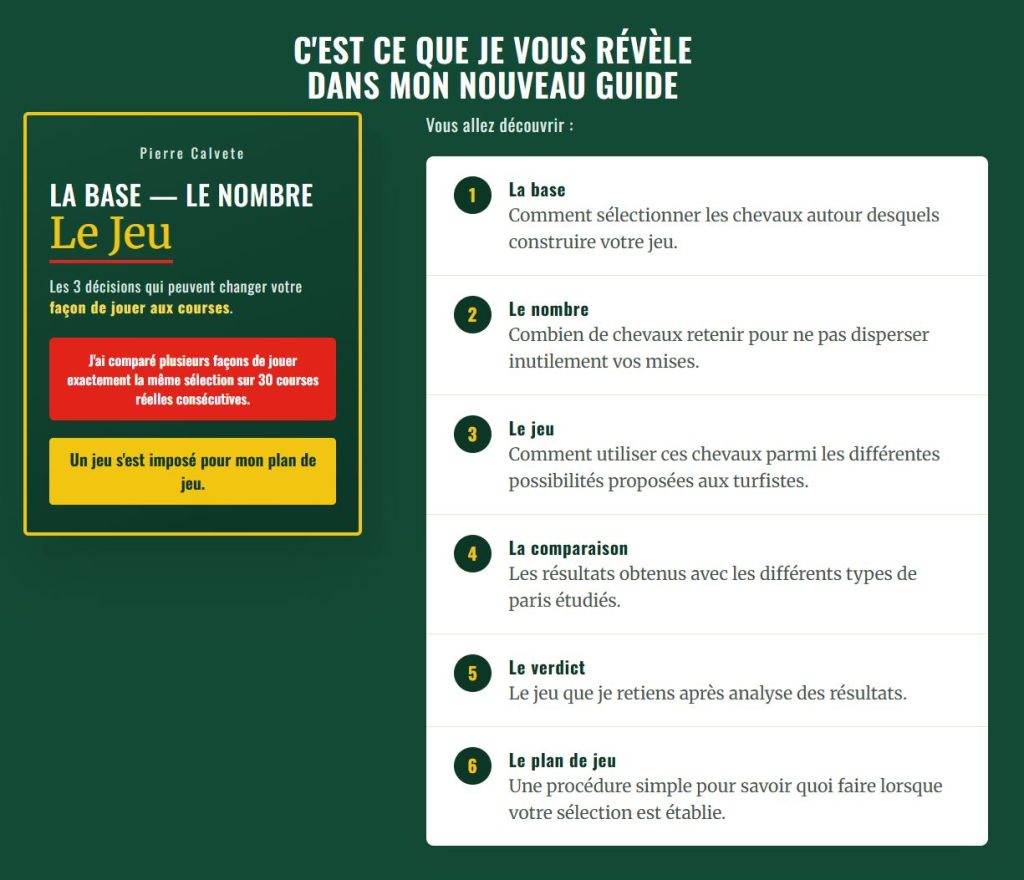 C'est ce que je vous révèle
dans mon nouveau guide
